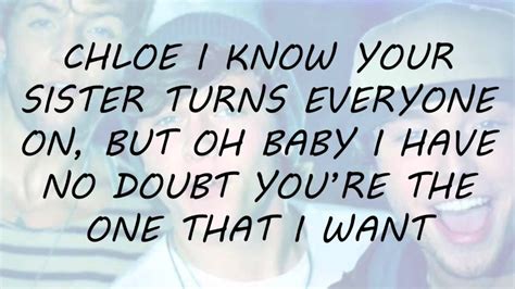 song chloe lyrics